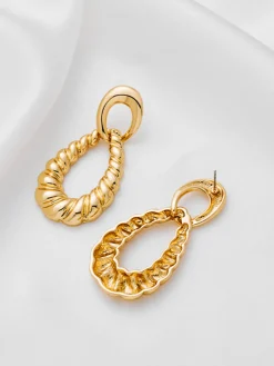 Online Twist Doorknocker Drop Earrings Earrings|Accessories