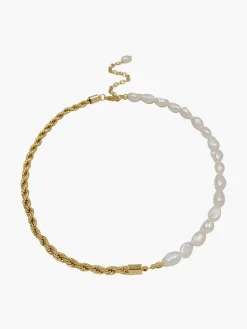 Best Twist Pearl Beaded Panel Necklace Necklaces|Accessories
