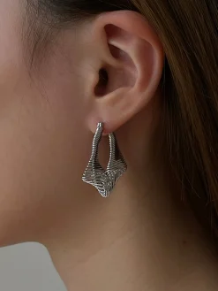 Best Twist Wave Pendant Earrings Earrings|Accessories