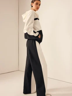 New Two Tone Elastic Waist Sweatpants Pants|Matching Sets