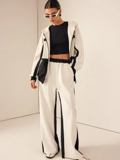 New Two Tone Elastic Waist Sweatpants Pants|Matching Sets