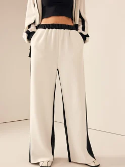 New Two Tone Elastic Waist Sweatpants Pants|Matching Sets