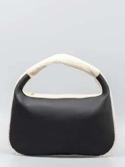 Hot Two Tone Fleece Zipper Armpit Bag Bags|Accessories