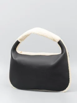 Hot Two Tone Fleece Zipper Armpit Bag Bags|Accessories