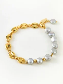 Clearance Two Tone Magnetic Bracelet Rings & Bracelets|Accessories
