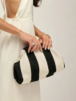 Sale Two Tone Striped Clutch Bag Bags|Accessories