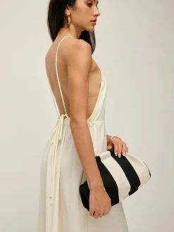Sale Two Tone Striped Clutch Bag Bags|Accessories