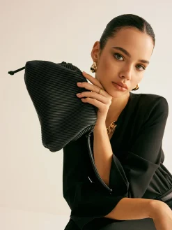 New Two Way Pinstripe Cloud Bag Bags|Accessories