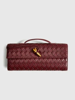 New Two Way Woven Flap Clutch Shoulder Bag Bags|Accessories