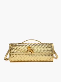 New Two Way Woven Flap Clutch Shoulder Bag Bags|Accessories