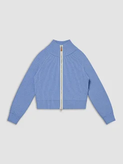 Best Two Way Zip Contrast Trim Cardigan Cardigans|Sweaters & Cardigans