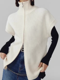 Online Two Way Zip Shrug Cardigan Cardigans|Sweaters & Cardigans
