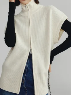 Online Two Way Zip Shrug Cardigan Cardigans|Sweaters & Cardigans