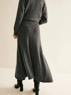 Best Two Way Zip Soft Skirt Set Skirt Sets|Long Sleeve Sets