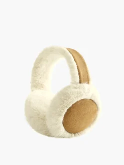 Clearance Two-Tone Faux Fur Earmuffs Hair Claws & Hats|Accessories