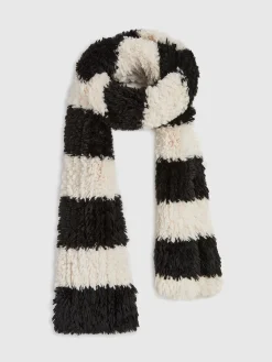 New Two-Tone Fuzzy Scarf Accessories