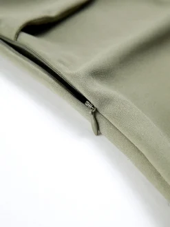 Discount U-Ring Cutout Zippered Tube Top Tank Tops & Camis|Tops