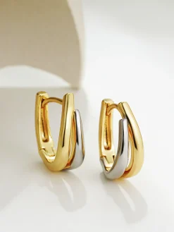 Sale U-Shape Tunnel Hoop Earrings Earrings|Accessories