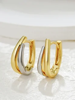 Sale U-Shape Tunnel Hoop Earrings Earrings|Accessories