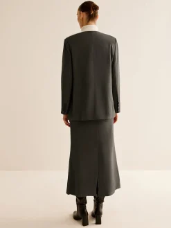 Best Utility Breasted Split Suit Skirt Set Skirt Sets|Long Sleeve Sets