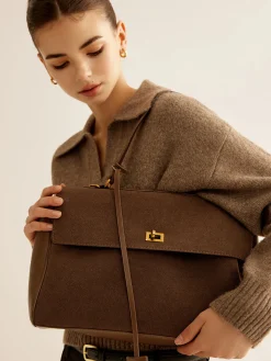 Discount Utility Large Capacity Flap Shoulder Bag Bags|Accessories