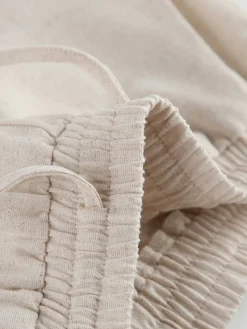Outlet Utility Linen Two Piece Wide Leg Pants Set Pants Sets|Wide Leg