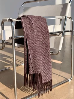 Sale Utility Plain Tassel Scarf Accessories