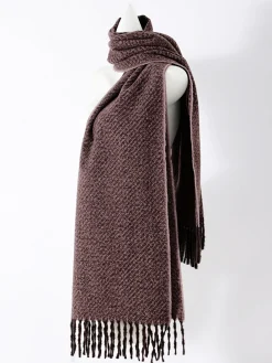 Sale Utility Plain Tassel Scarf Accessories
