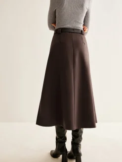Hot Utility Pleated Belted Skirt Skirts|Bottoms