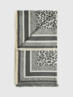 New Utility Printed Tassel Scarf Accessories