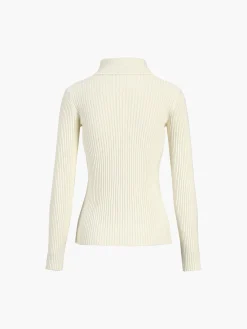 Discount Vanilla Polo Long Sleeve Knit Top Sweater Tops|Sweaters & Cardigans