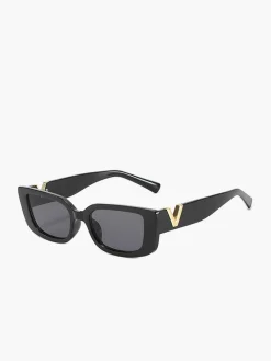 New V-Detail Square Sunglasses Sunglasses|Accessories