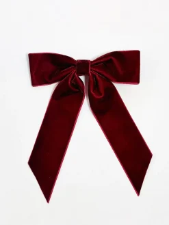 Clearance Velvet Bow Hair Clip Hair Claws & Hats|Accessories