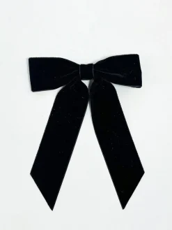 Clearance Velvet Bow Hair Clip Hair Claws & Hats|Accessories