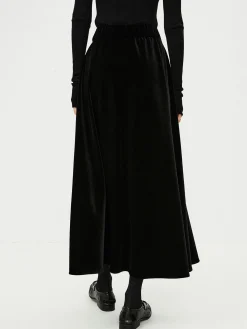 Discount Velvet Flowy Skirt Skirts|Bottoms