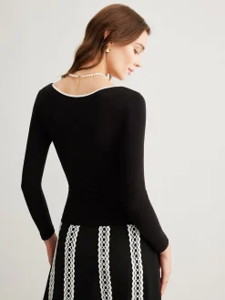 Outlet Velvet Sweetheart Bottoming Top T-shirts|Tops