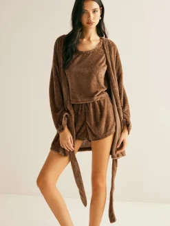 Best Velvet Three-Piece Shorts Set Shorts Sets|Shorts