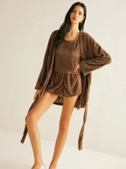 Best Velvet Three-Piece Shorts Set Shorts Sets|Shorts