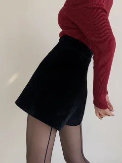 Best Velvet Wide-Leg Shorts Shorts|Bottoms