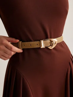 Best Versatile Buckle Slim Leather Belt Belts & Chain|Accessories