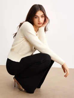 Sale Versatile Metal Button Knit Outerwear Sweater Tops|Outerwear