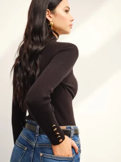 Online Versatile Mock Neck Skinny Sweater Sweater Tops|Sweaters & Cardigans