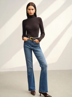 Online Versatile Mock Neck Skinny Sweater Sweater Tops|Sweaters & Cardigans