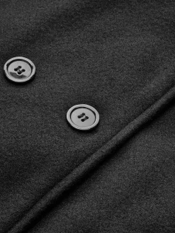 Clearance Versatile Plain Belted Long Coat Outerwear|Coats