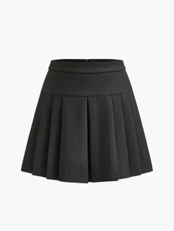 Clearance Versatile Pleated Mini Skirt Skirts|Bottoms