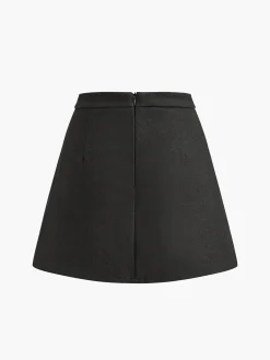 Clearance Versatile Pleated Mini Skirt Skirts|Bottoms