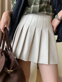Hot Versatile Pleated Mini Skirt Skirts|Bottoms