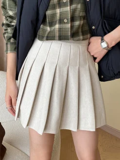 Hot Versatile Pleated Mini Skirt Skirts|Bottoms