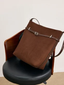 Outlet Versatile Suede Buckle Bucket Bag Bags|Accessories