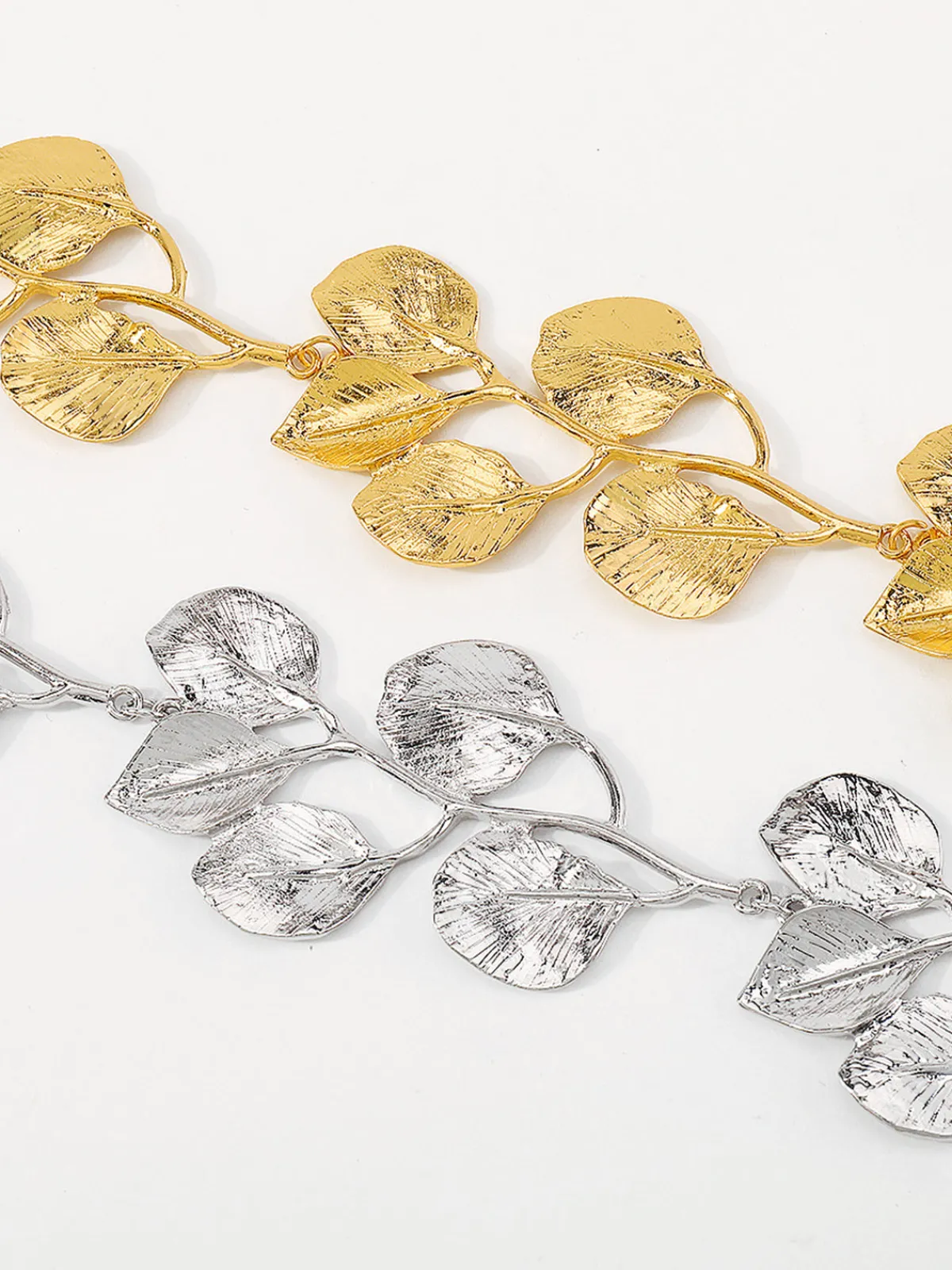 Vintage Alloy Leaf Design Necklace Necklaces|Accessories